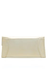 Emis Leather Clutch Bag, Shimmer Cream