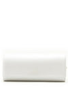 Emis Leather Clutch Bag, White