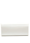 Emis Leather Clutch Bag, White