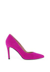 Emis Suede V Cut Court Shoes, Purple
