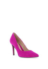 Emis Suede V Cut Court Shoes, Purple
