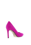 Emis Suede V Cut Court Shoes, Purple
