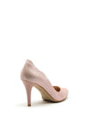 Emis Suede Shimmer Pointed Toe Court Shoes, Pink