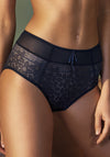 Empreinte Nikki Lace Trim Briefs, Denim Navy