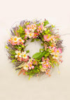 Enchante Large Floral Wreath, Pink Anemone