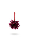 Enchante Ruby Feather Pom Pom Hanging Decoration