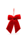 Enchante Luxury Red Velvet Small Bow