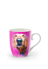 Eoin O’Connor by Tipperary Crystal Puppy Love Mug, Pink
