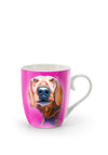 Eoin O’Connor by Tipperary Crystal Puppy Love Mug, Pink