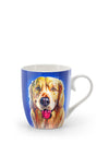 Eoin O’Connor by Tipperary Crystal The Golden One Mug, Blue