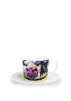 Eoin O’Connor by Tipperary Crystal Set of 4 Cappuccino Cups, Multi