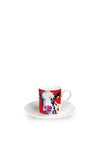Eoin O’Connor by Tipperary Crystal Set of 4 Espresso Cups, Multi