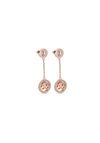 Newbridge Ti-Amo Collection Earrings, Rose Gold