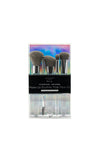 Equate Beauty Make Up Brushes Total Face Kit, Charcoal Infused