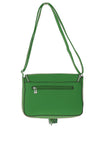 Zen Collection Faux Pebbled Leather Envelope Shoulder Bag, Green