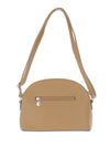 Zen Collection Small Half Moon Crossbody Bag, Tan