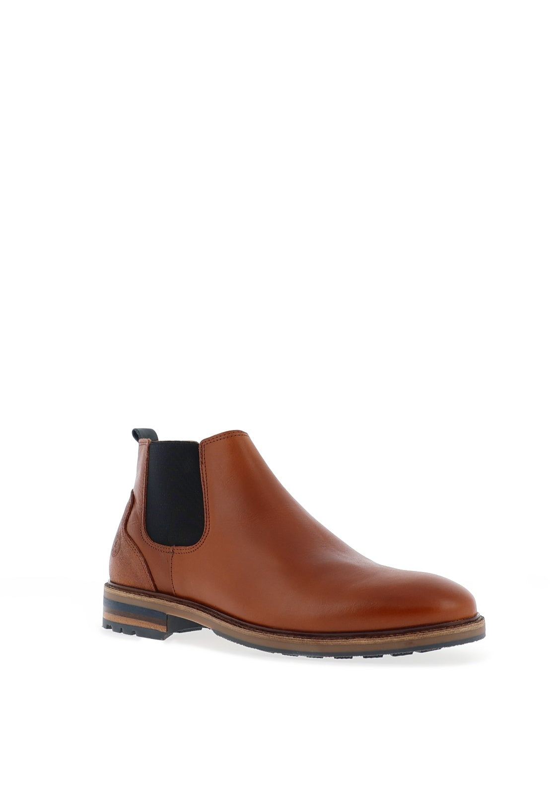 Escape Turbo Leather Chelsea Boots, Brandy Grain