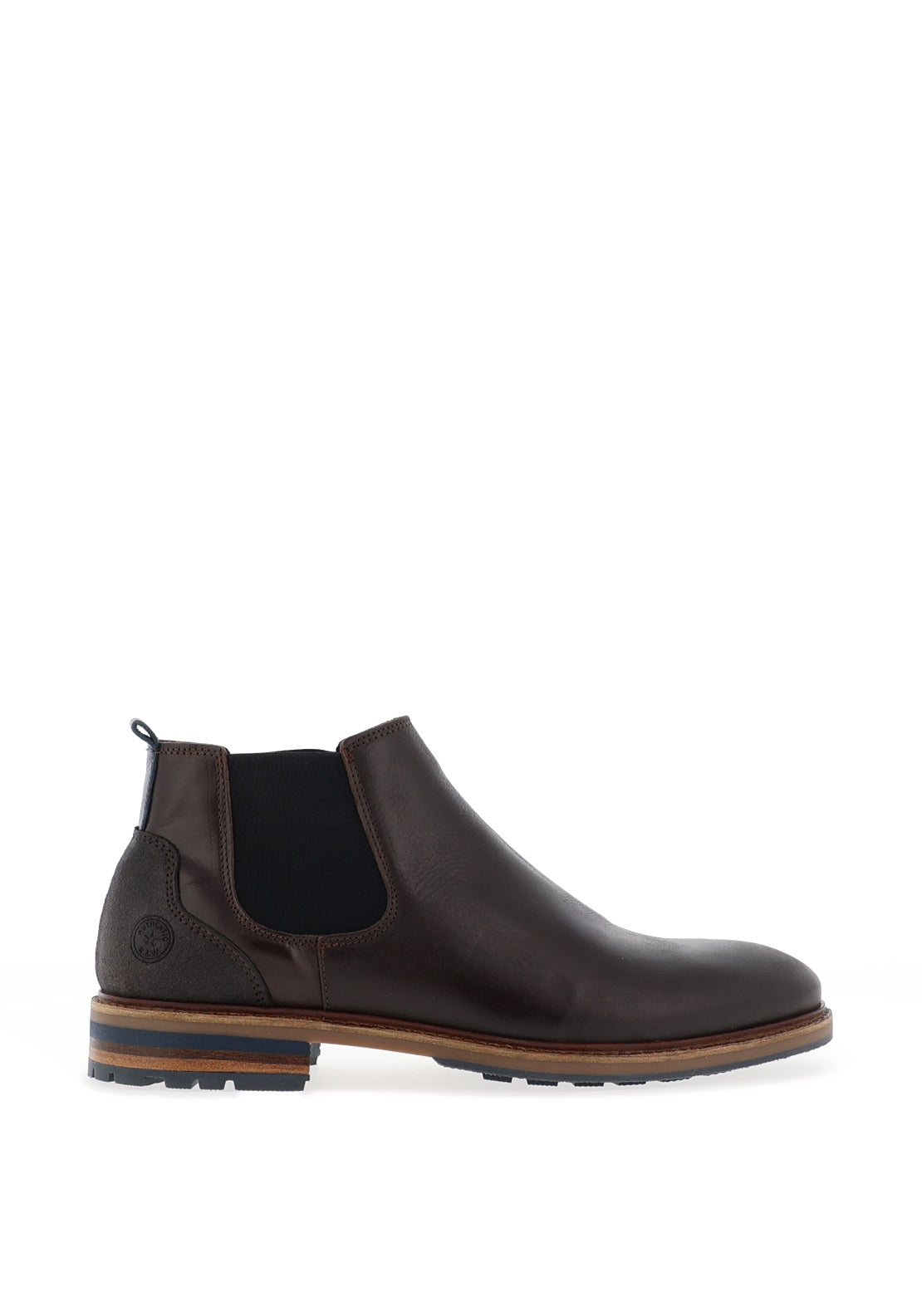Escape Turbo Leather Chelsea Boots, Dark Cedar