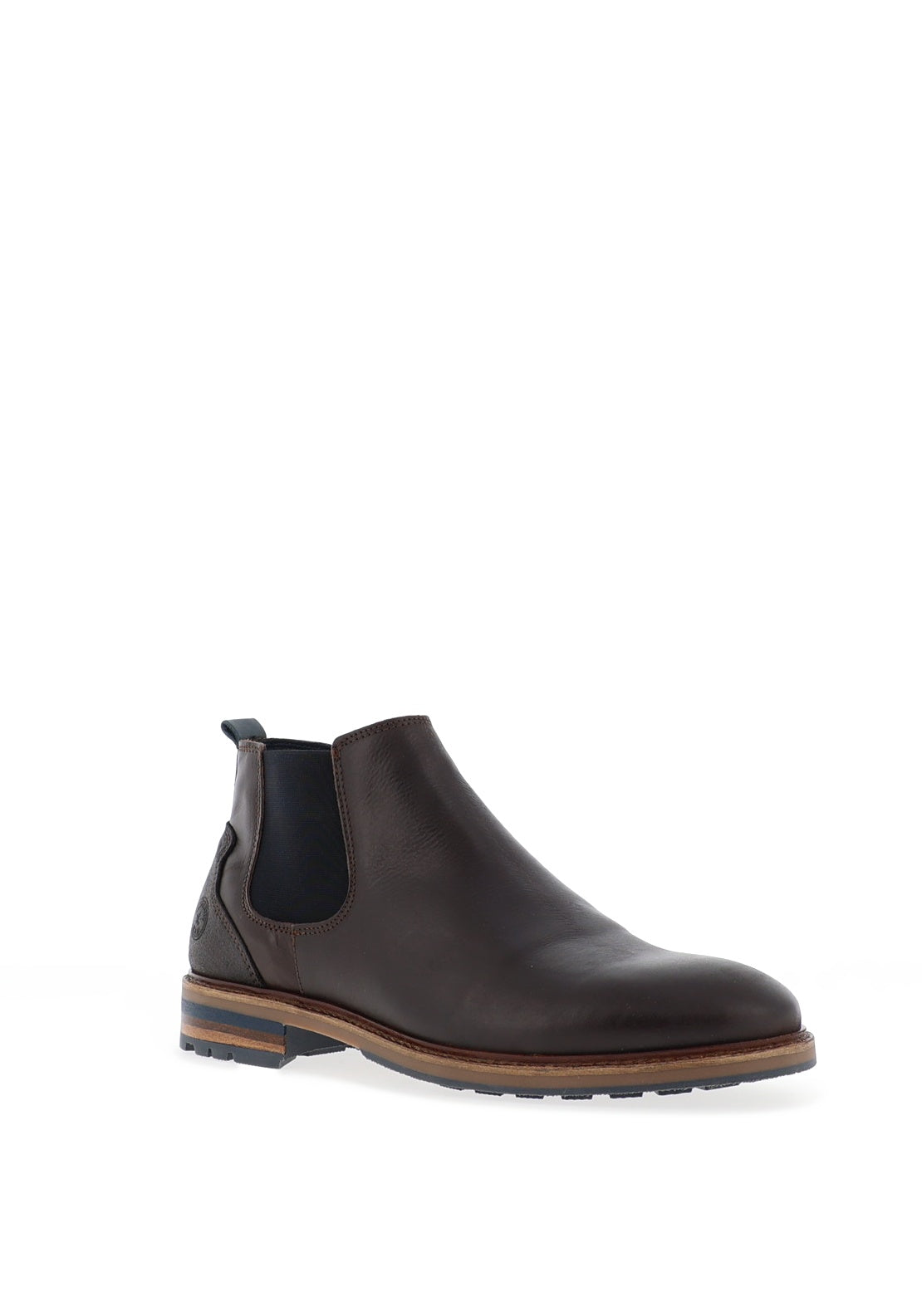 Escape Turbo Leather Chelsea Boots, Dark Cedar