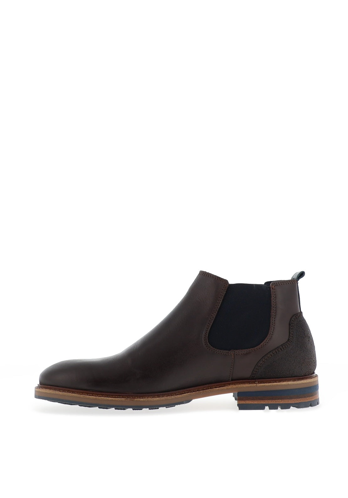 Escape Turbo Leather Chelsea Boots, Dark Cedar