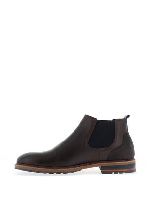 Escape Turbo Leather Chelsea Boots, Dark Cedar