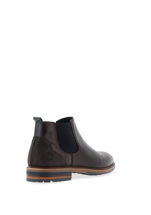 Escape Turbo Leather Chelsea Boots, Dark Cedar