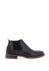 Escape Turbo Leather Chelsea Boots, Petrol Blue