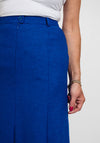 Eugen Klein Woven Midi Skirt, Royal Blue