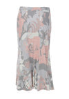 Eugen Klein Printed Jersey Midi Skirt, Grey Multi
