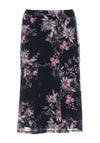 Eugen Klein Floral Mesh Midi Skirt, Navy