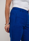 Eugen Klein Woven Slim Leg Trousers, Royal Blue