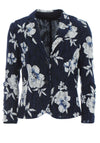 Eugen Klein Floral Lace Blazer Jacket, Navy