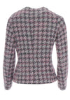 Eugen Klein Boucle Knit Jacket, Pink & Navy