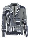 Eugen Klein Paisley & Spot Print Jacket, Navy