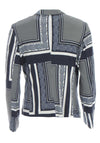 Eugen Klein Paisley & Spot Print Jacket, Navy