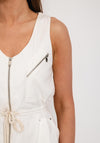 Eva Kayan Sleeveless Smock Dress, Off White