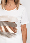 Eva Kayan Rose Gold Print T-Shirt, White