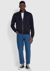 Farah Vance Full Zip Sweater, True Navy