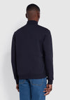 Farah Vance Full Zip Sweater, True Navy