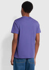 Farah Danny Organic T-Shirt, Ultraviolet Marl