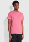 Farah Danny Organic T-Shirt, Flamingo Pink