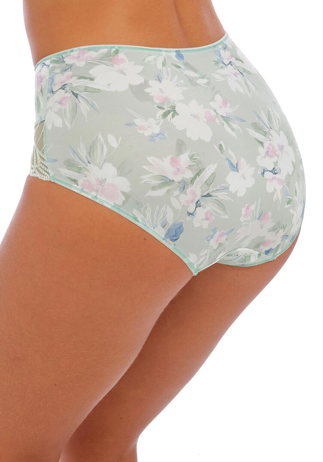 Fantasie Adelle Floral Full Brief, Green