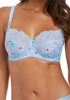 Fantasie Arianne Floral Underwired Bra, Blue