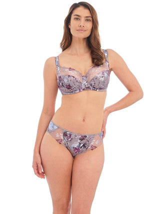 Fantasie Ellyn Floral Side Support Bra, Purple Multi