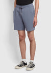 Farah Durrington Organic Cotton Jersey Shorts, Battleship Blue