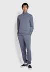 Farah Jim Quarter Zip Sweatshirt, Battleship Blue