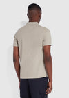 Farah Blanes Organic Polo Shirt, Smoky Brown