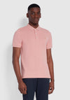 Farah Blanes Organic Polo Shirt, Pink Rose