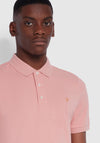 Farah Blanes Organic Polo Shirt, Pink Rose