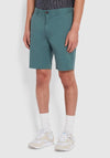 Farah Hawk Cotton Shorts, Pine Green